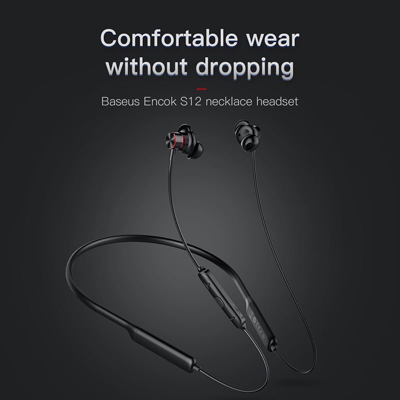 Encok S12 By Baseus Neckband Wireless Earphones With Magnetic