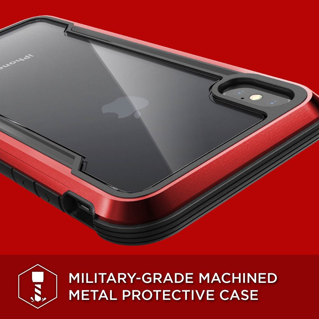 Defense Shield By X-Doria iPhone Xs Max Anti Shocks Case Up To 3M – T/Red