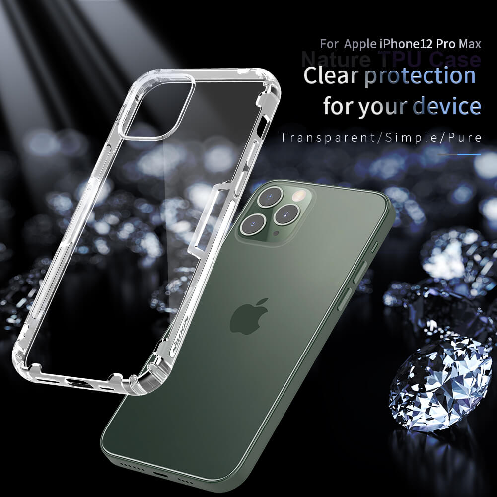 Nillkin Nature Series TPU case for Apple iPhone 12 Pro Max - Black