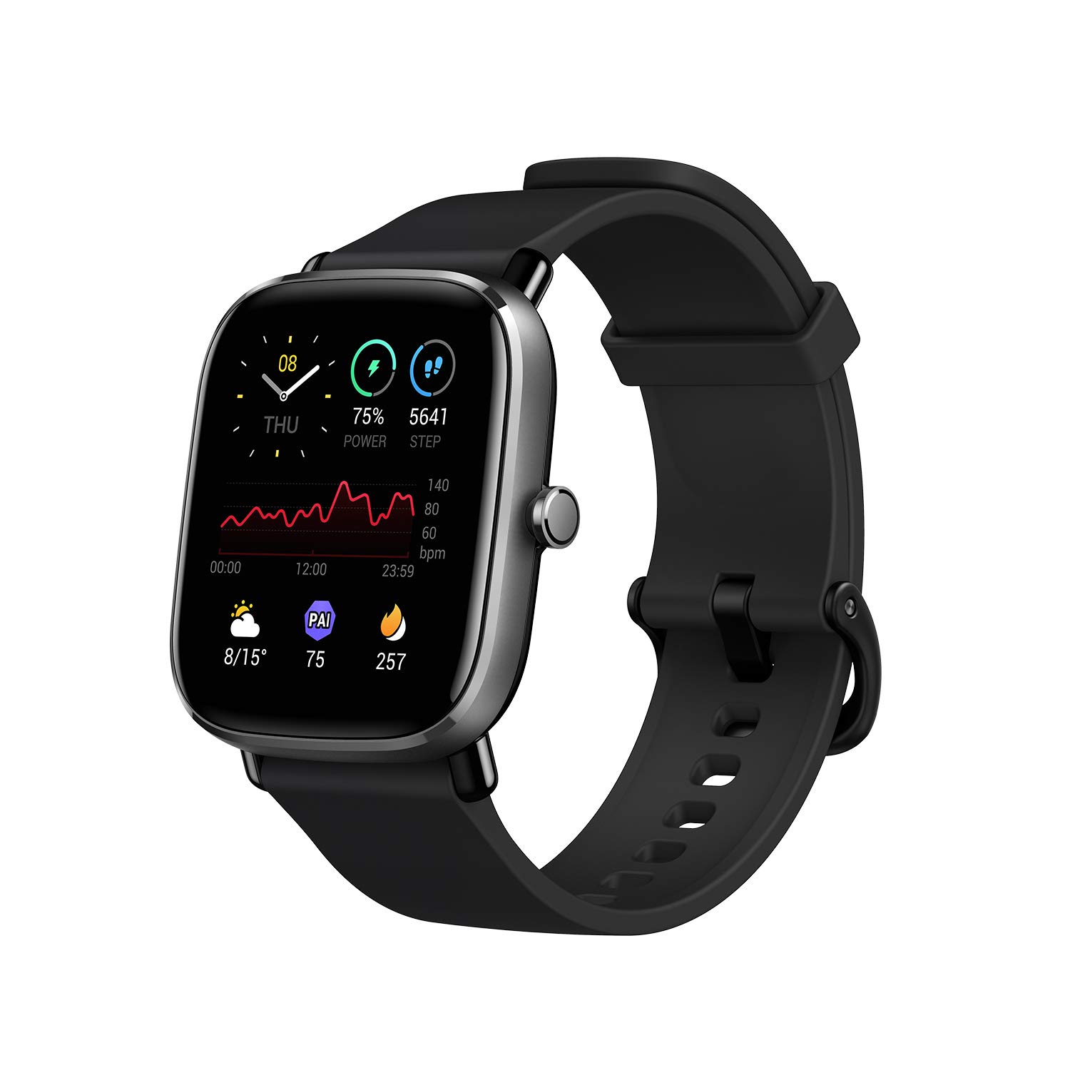 Amazfit GTS 2 Mini AMOLED Display, SpO2 Built-in GPS - Black