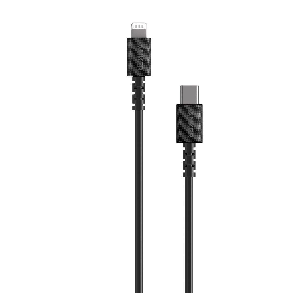 Anker PowerLine Select USB-C Cable 6ft, Lightning Connector, Black
