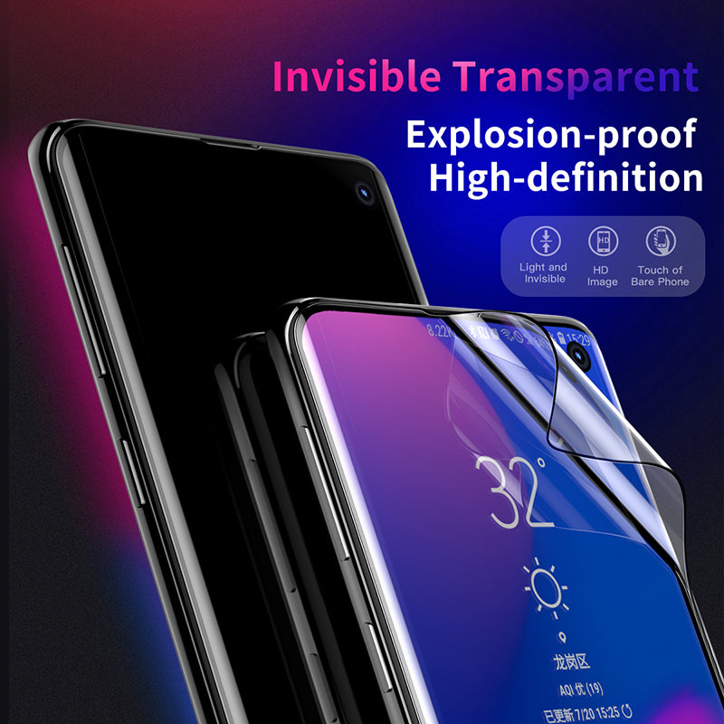 2pc Baseus 0.15mm Full-Screen Curved anti-explosion For S10 Support Finger scan