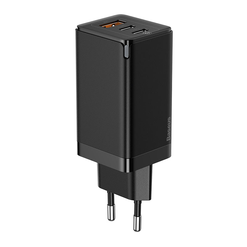 Baseus GaN2 Quick Charger 65W With Mini Cable USB-C To C - Black