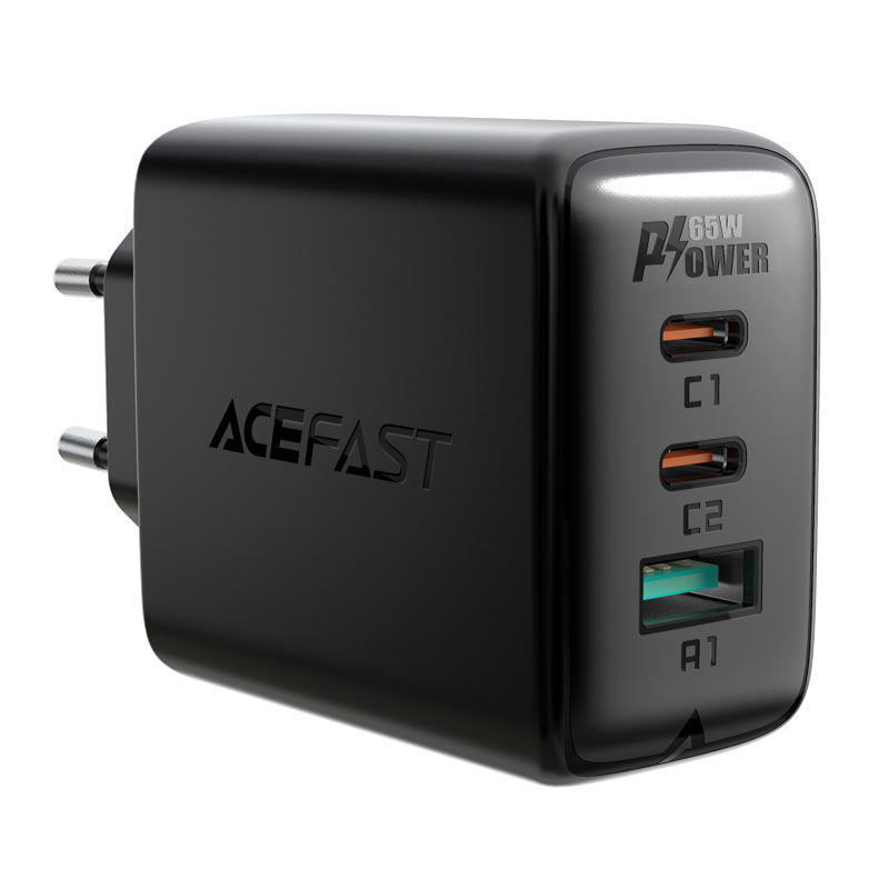 ACEFAST A13 PD65W(USB-C+USB-C+USB-A) 3-port charger set