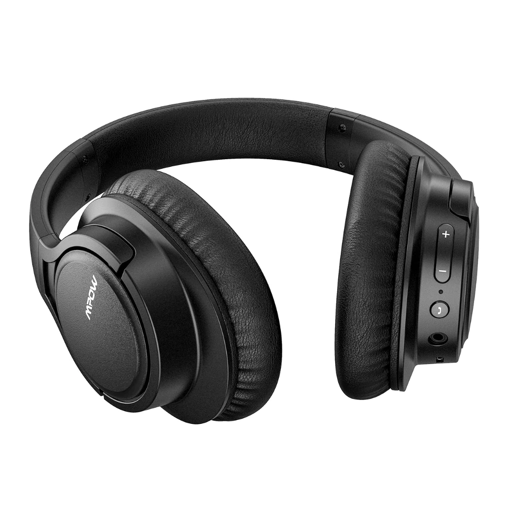 Mpow H7 Noise Cancelling  Wireless Headphone, Long Battery 15H, Aux Port Black