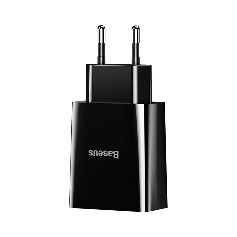 Baseus Speed Mini Dual USB Charger 10.5W - Black