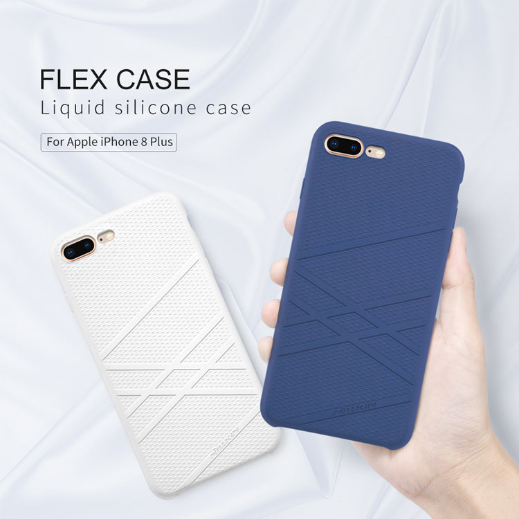Nillkin Flex case - Liquid silicone case For iPhone 8P | 7P - White