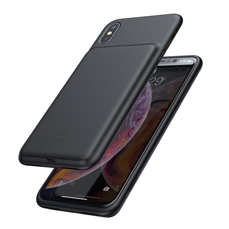 Baseus Liquid Silicone Smart Power Case 3300mAh For iPX/XS 5.8 Black