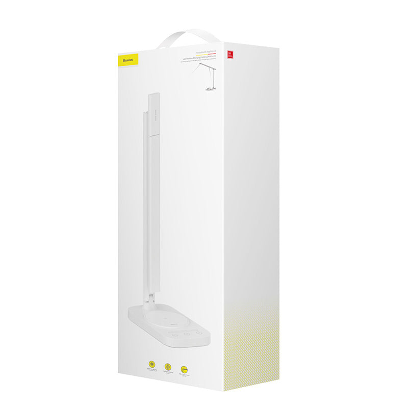 Baseus Lett Wireless Charging 10w folding desk Lamp White