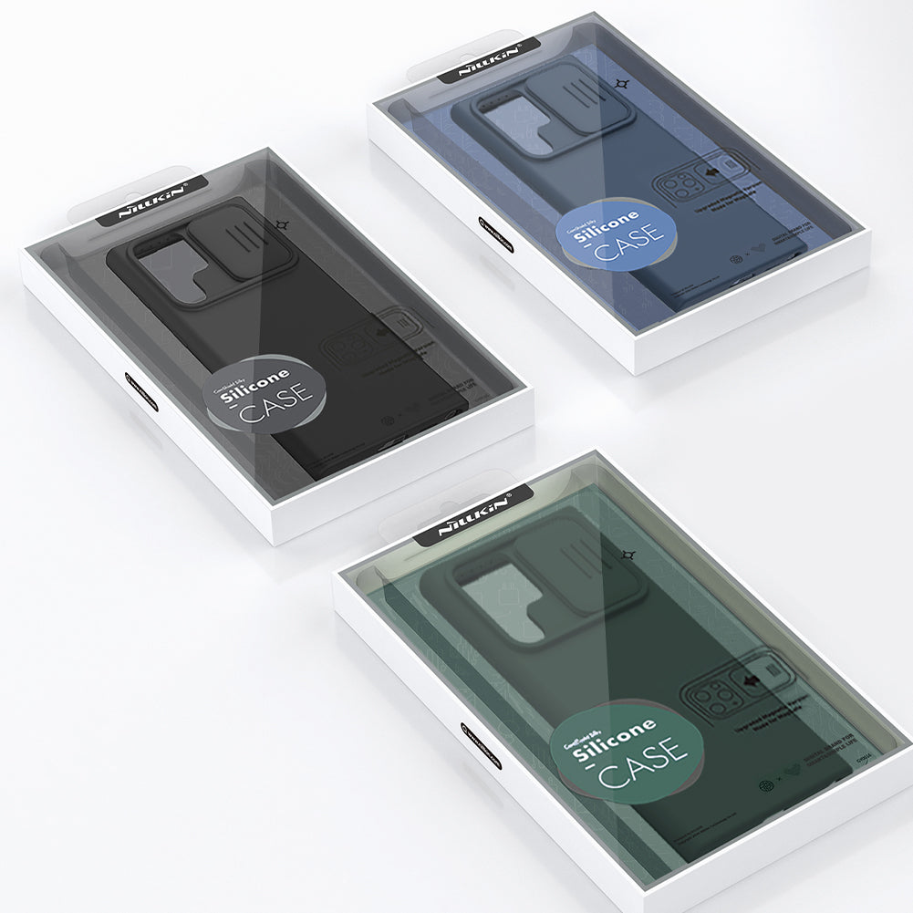 Nillkin CamShield Silky Silicone Case For Galaxy S22 Ultra