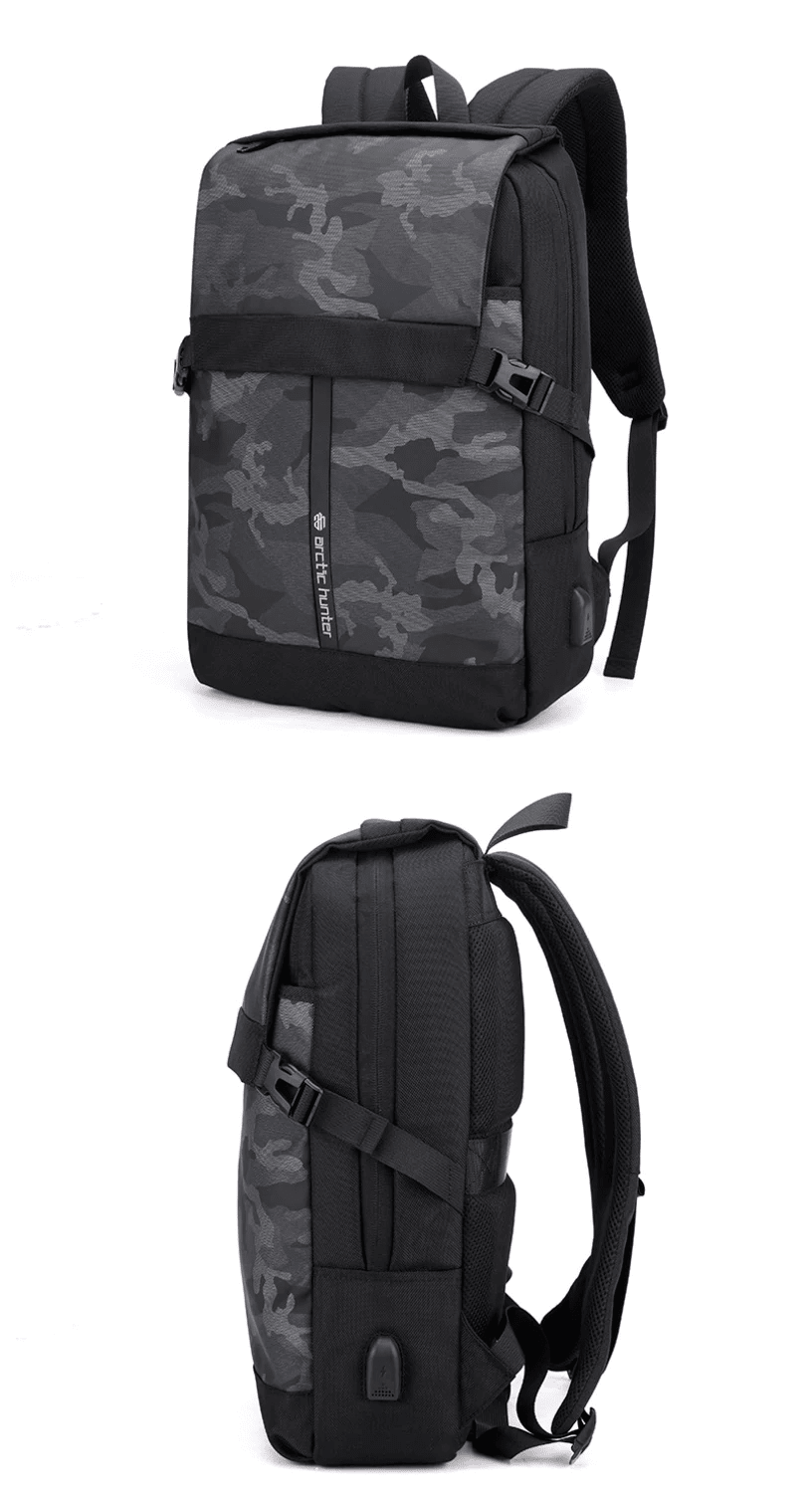 ARCTIC HUNTER B00532 15.6 USB Waterproof Anti Theft Laptop Bag