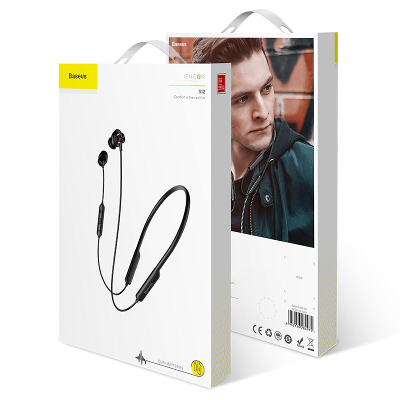 Encok S12 By Baseus Neckband Wireless Earphones With Magnetic