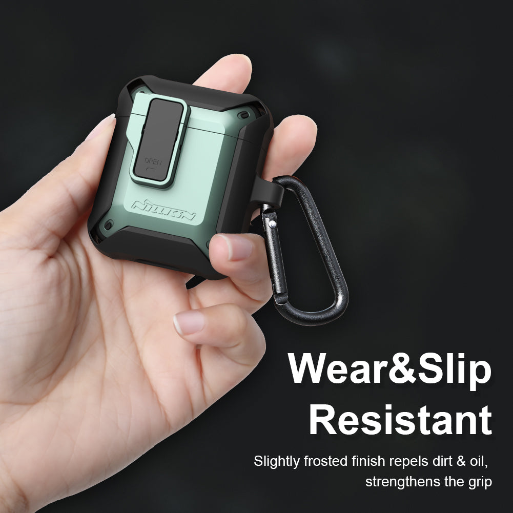 Nillkin Bounce Case Anti Shock With Hock For AirPods 2/1
