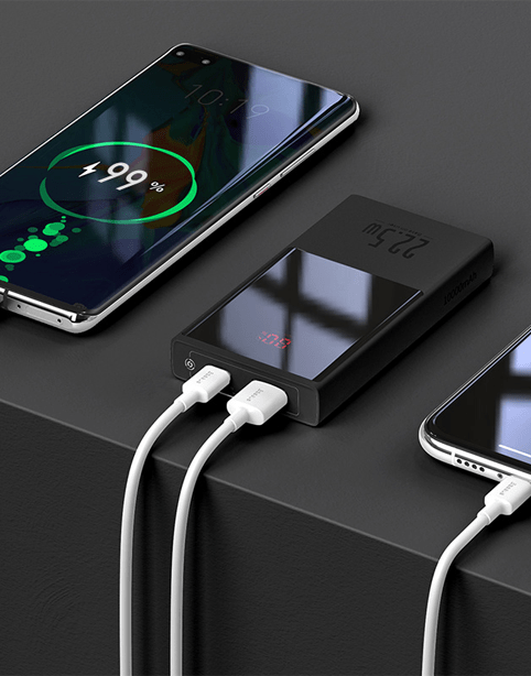 Baseus Super mini digital Display power bank 10000mAh 22.5W - Black