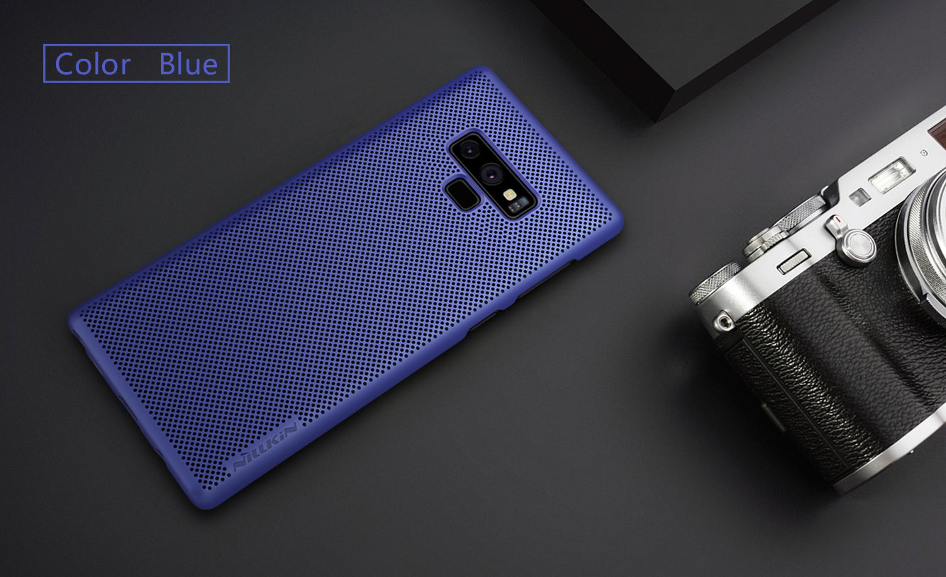 Air Series Breathable Cooling Mesh Case, Hard PC Ultra Slim For Note 9 - Blue