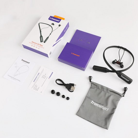 Encore S2 Plus Sport Bluetooth Headphones, IPX5 &amp; up to 24h Battery