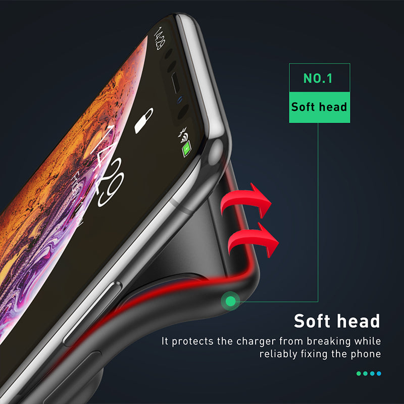 Baseus Liquid Silicone Smart Power Case 4200mAh For iPXs Max 6.5 Black