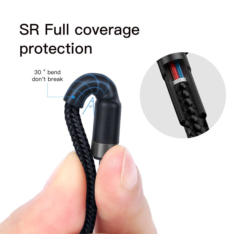 Baseus Cafule PD 60W flash charging For Type-C to C cable Gray/Black