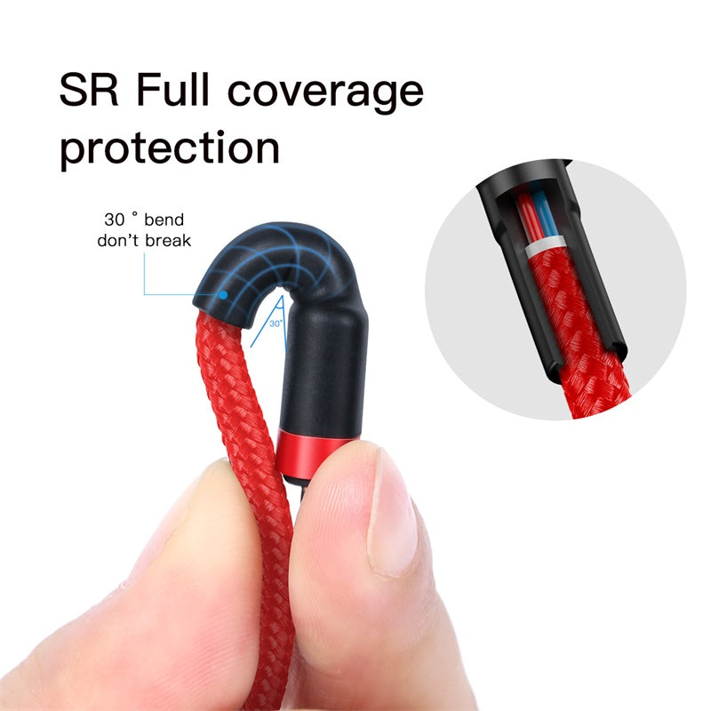 Baseus Cafule PD 60W flash charging For Type-C to C cable Red