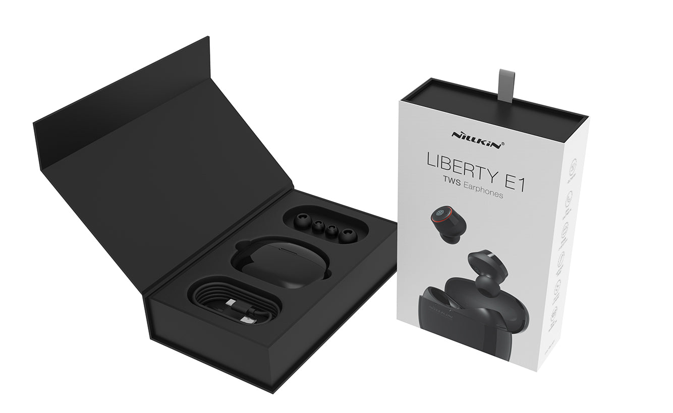 Nillkin Buds Liberty E1 TWS 3D Stereo Sound, IPX4 Waterproof &amp; BT v5.0