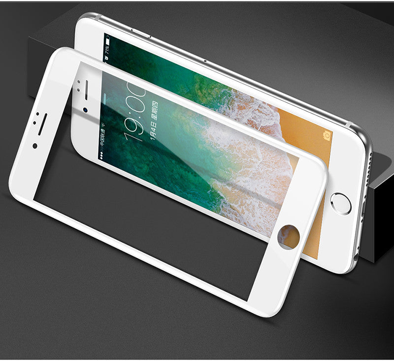 Baseus 5D All-screen Arc-surface Tempered Glass 0.3mm For iP7P | 8P White