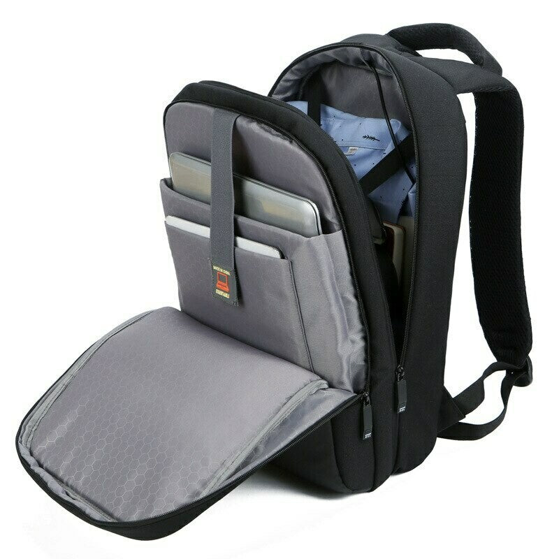 MEINAILI 1802 Laptop Backpack -15.6 Inch - Gray/Black