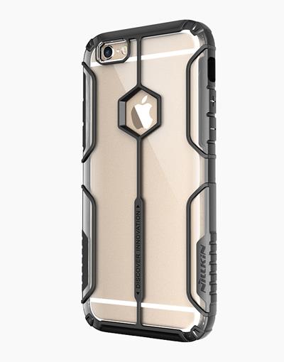 Smartkoshk iPhone 6 Plus Aegis anti-shock black phone case with reinforced edges and textured back, providing durable protection.