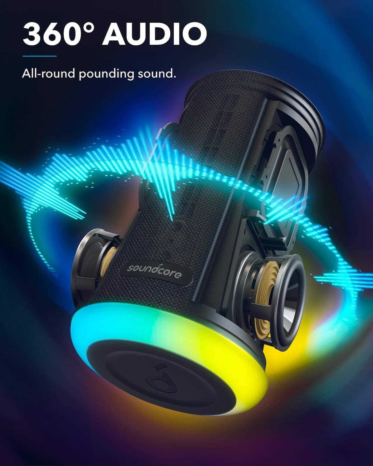 Anker Soundcore Flare Mini Speaker 360° Sound and BassUp