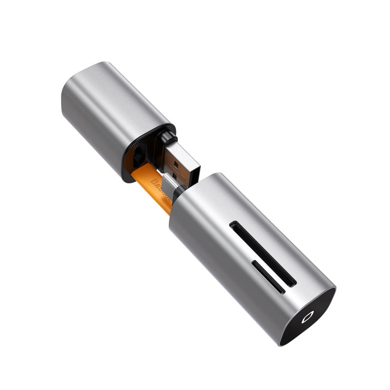 Baseus Mini Cabin Mobile/Computer Card Reader Gray