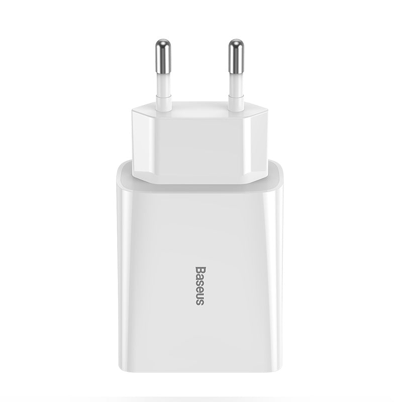 Baseus Speed Mini Dual QC3.0 USB Charger 18W - White