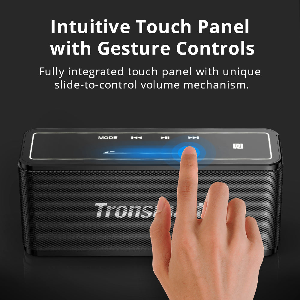 Tronsmart Mega SoundPulse™ 40w Portable Bluetooth Speaker, touch control , 15h