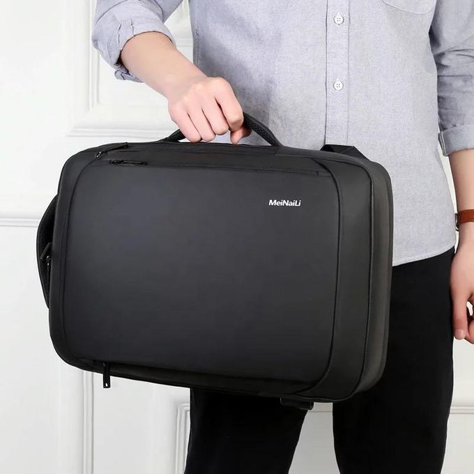 MEINAILI 1901 Laptop Backpack 15.6-inch With USB Charging Port