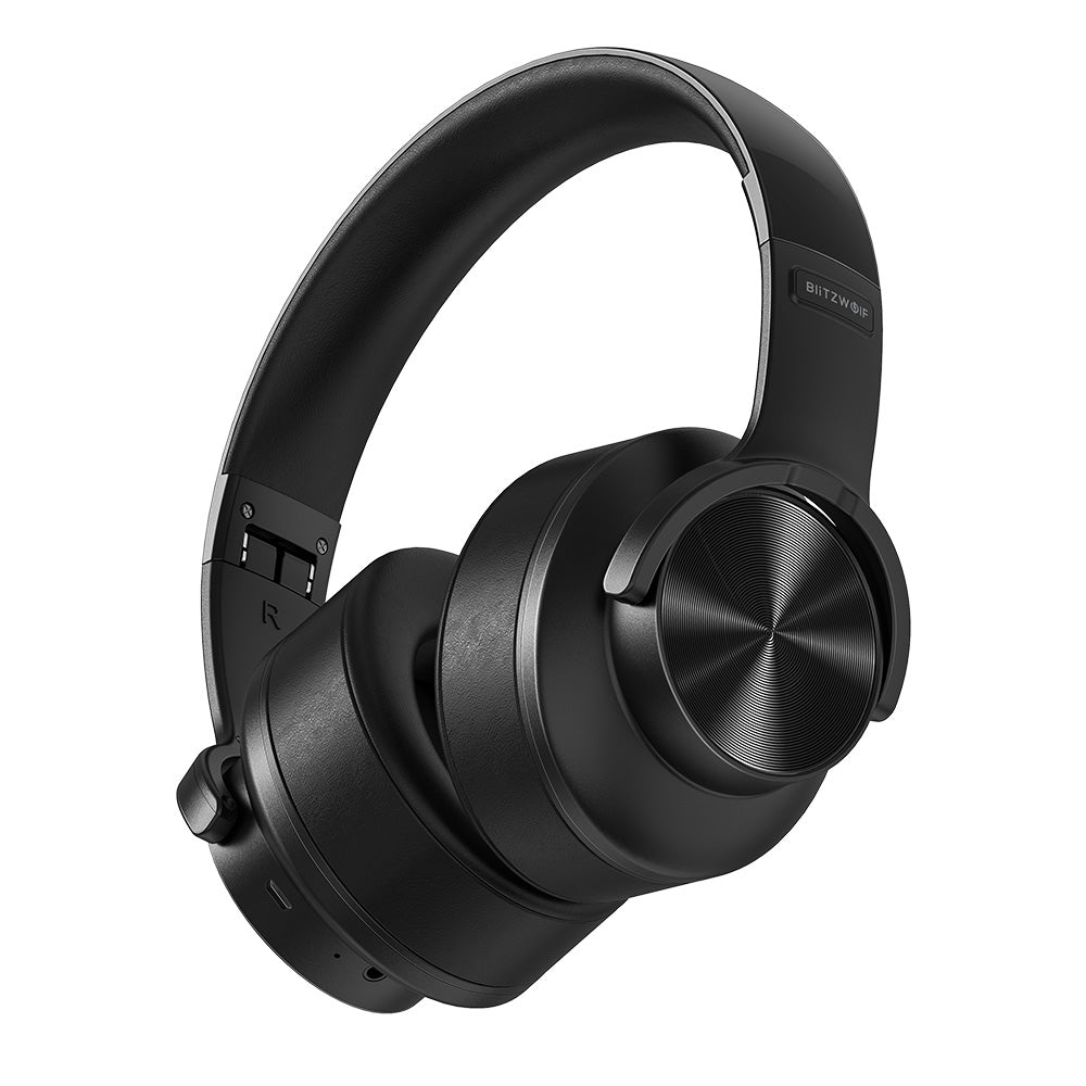 BlitzWolf® BW-HP2 Wireless Headphone, 50mm Driver, Support Memory - Black