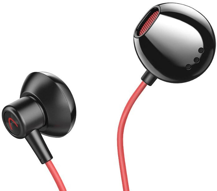 BlitzWolf® AIRAUX AA-HE1 In-ear Earphone With Mic, iPX5 - RedBlack