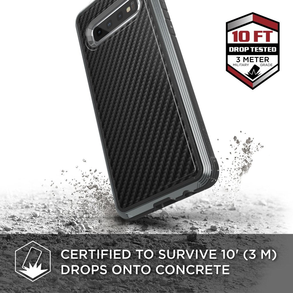 Defense Lux Carbon By XDoria S10 Plus Drop Tested Case 3M