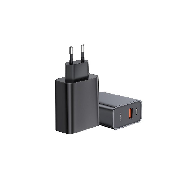 Baseus Speed PPS 30W/5A Type-C PD + USB Q3.0 Fast Charger | Black