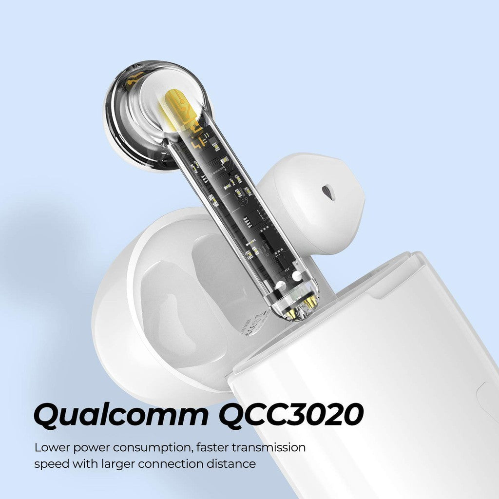 SoundPeats TrueAir Touch Earbuds With built-in 14.2mm Speaker White