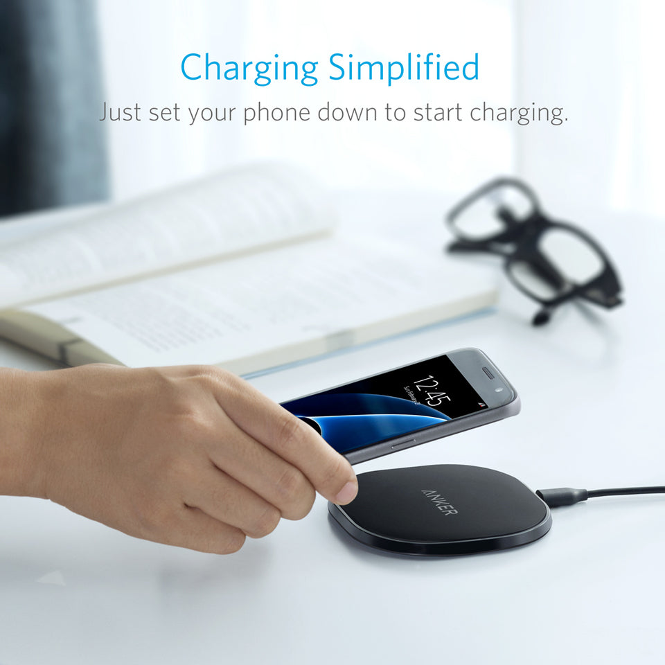 Anker PowerPort Wireless Charger 10W Pad, Black