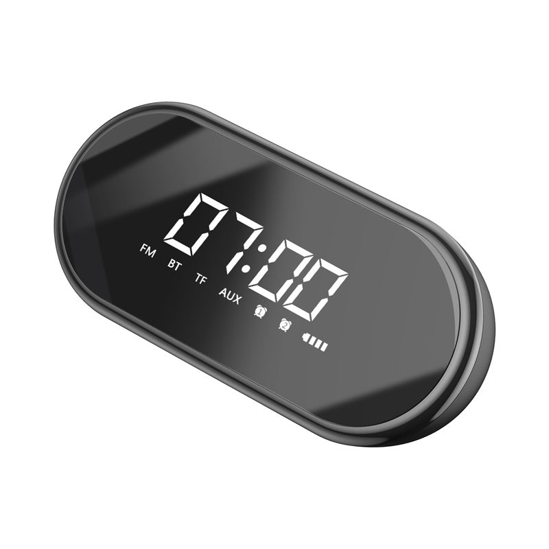 Baseus Encok E09 Wireless Speaker, Alarm, FM Radio Black
