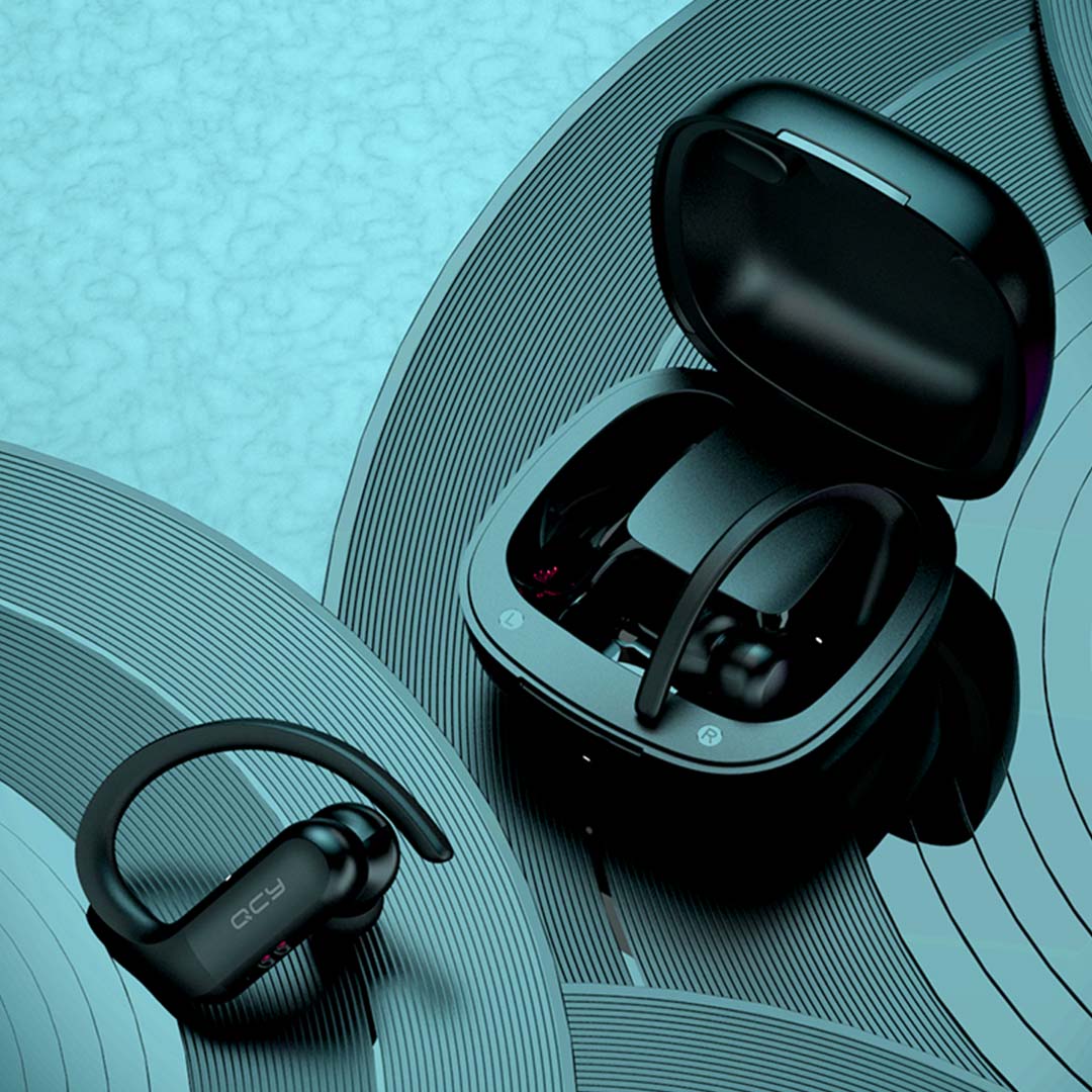 QCY T6 TWS IPX5, HIFI Stereo sound, 12mm Dynamic Driver.