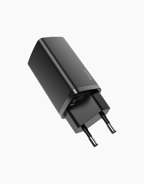 Baseus GaN2 Lite Quick ChargerC+U 65W EU - Black