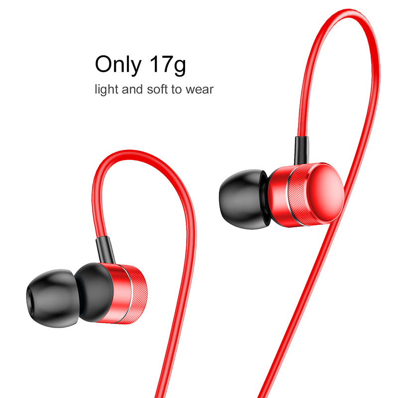 Baseus Encok H04 Sport Wired Stereo Earphone Black/Red