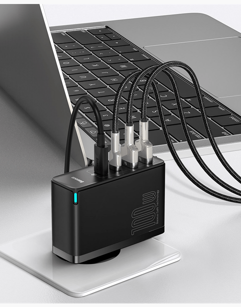 Baseus GaN2 Pro Quick Charger 2C+2U 100W EU - Black