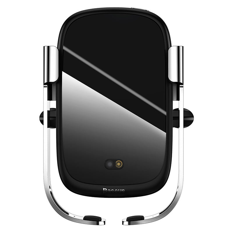 Baseus Rock-solid Electric Holder Fast Wireless Charger 10W Silver