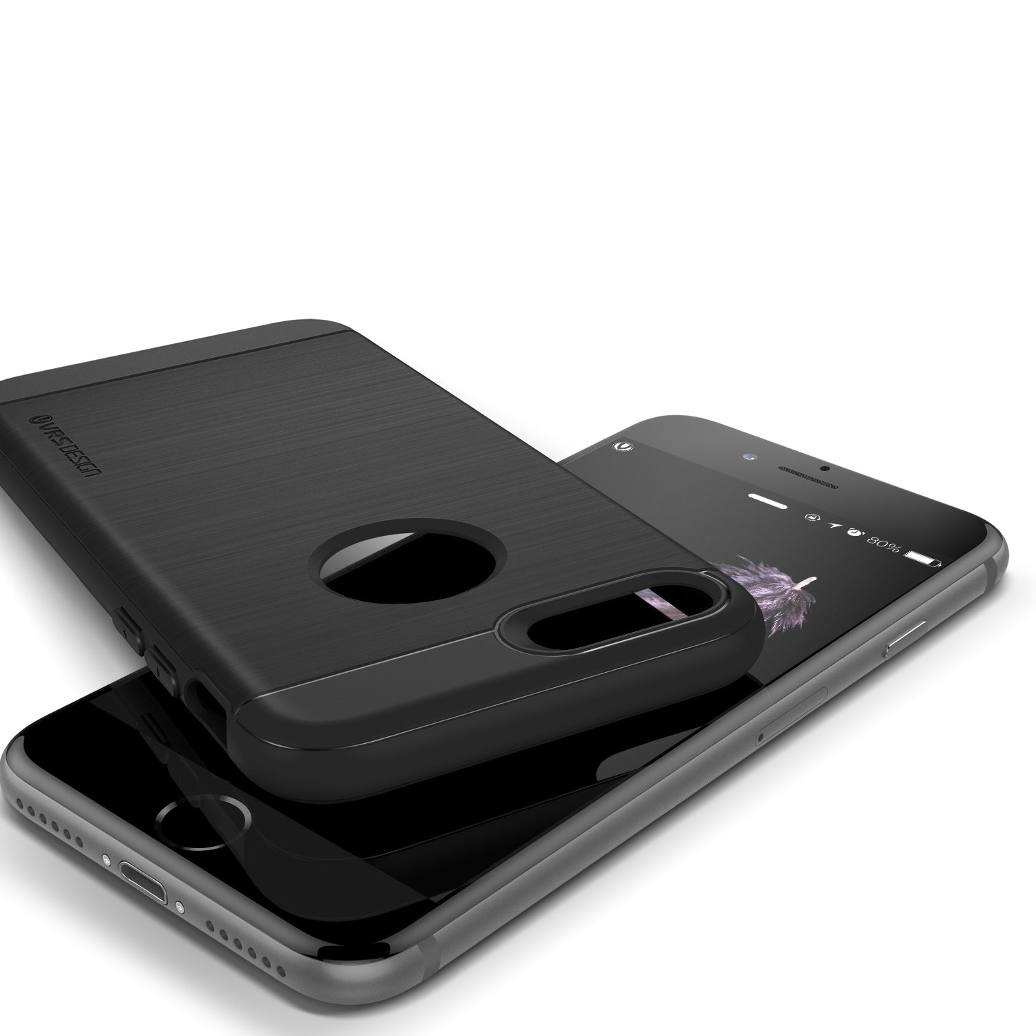Simpli Fit Series Original From VRS Design Slim and Flexible Case For iPhone 7 Black