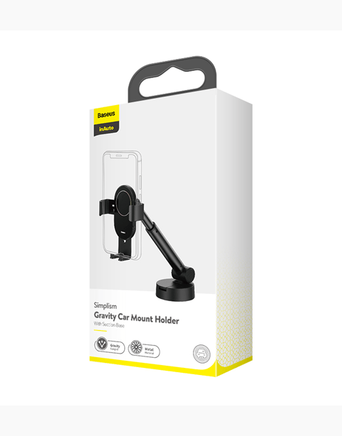 Baseus Simplism gravity car mount holder with suction base