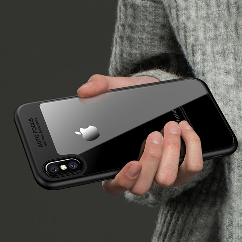 Clarity Series Original By Rock Transparent Slim Case For iPhone X - Black