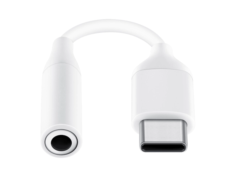 USB-C Headphone Jack Adapter To 3.5mm Original By Samsung - White