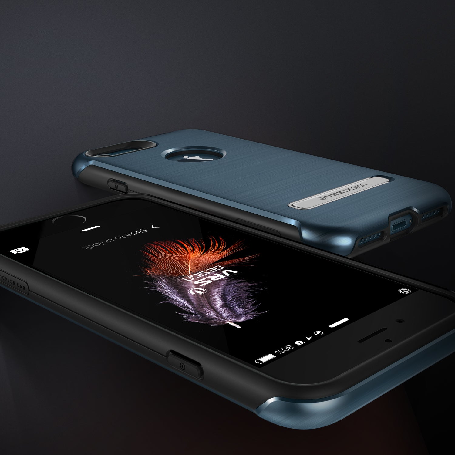 DUO Guard Series Original From VRS Design Anti-shocks Case For iPhone 7 Blue