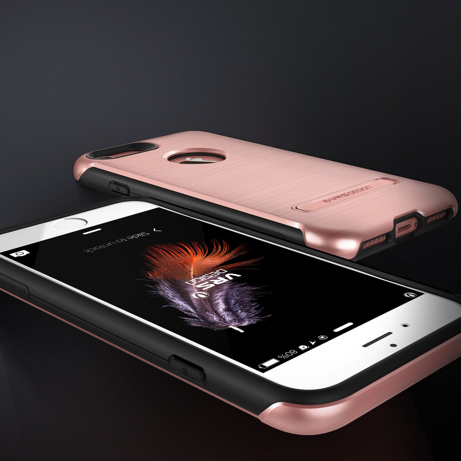 DUO Guard Series Original From VRS Design Anti-shocks Case For iPhone 7 Rose